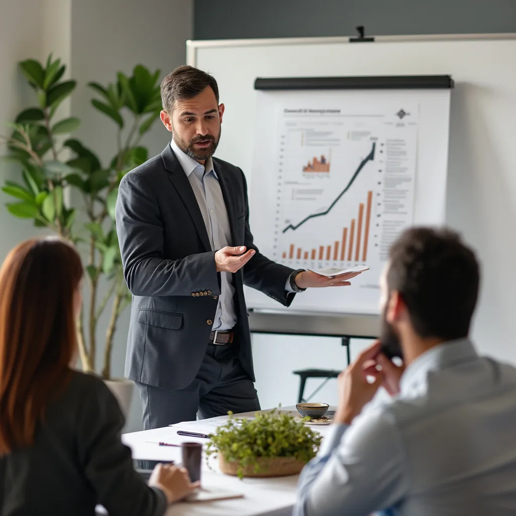 Equipo colaborando en una sesión de estrategia